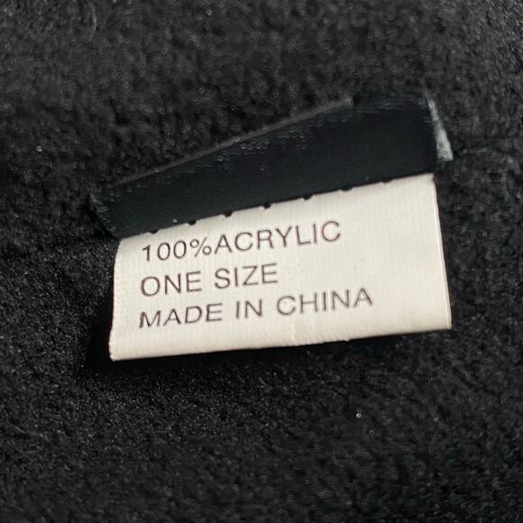 Merrell Knit Beanie Black Tassel Loops Fleece Lined Hat One Size Boho Outdoor - Picture 4 of 15